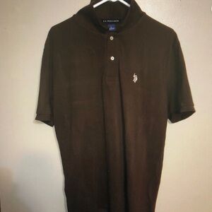 U.S. Polo Assn. Men's Brown Polo Shirt